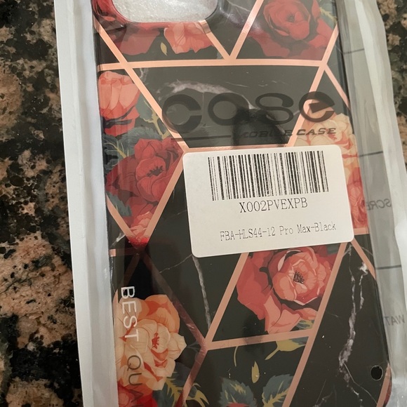 iPhone 12 pro max case. Rose and marble - Picture 2 of 3